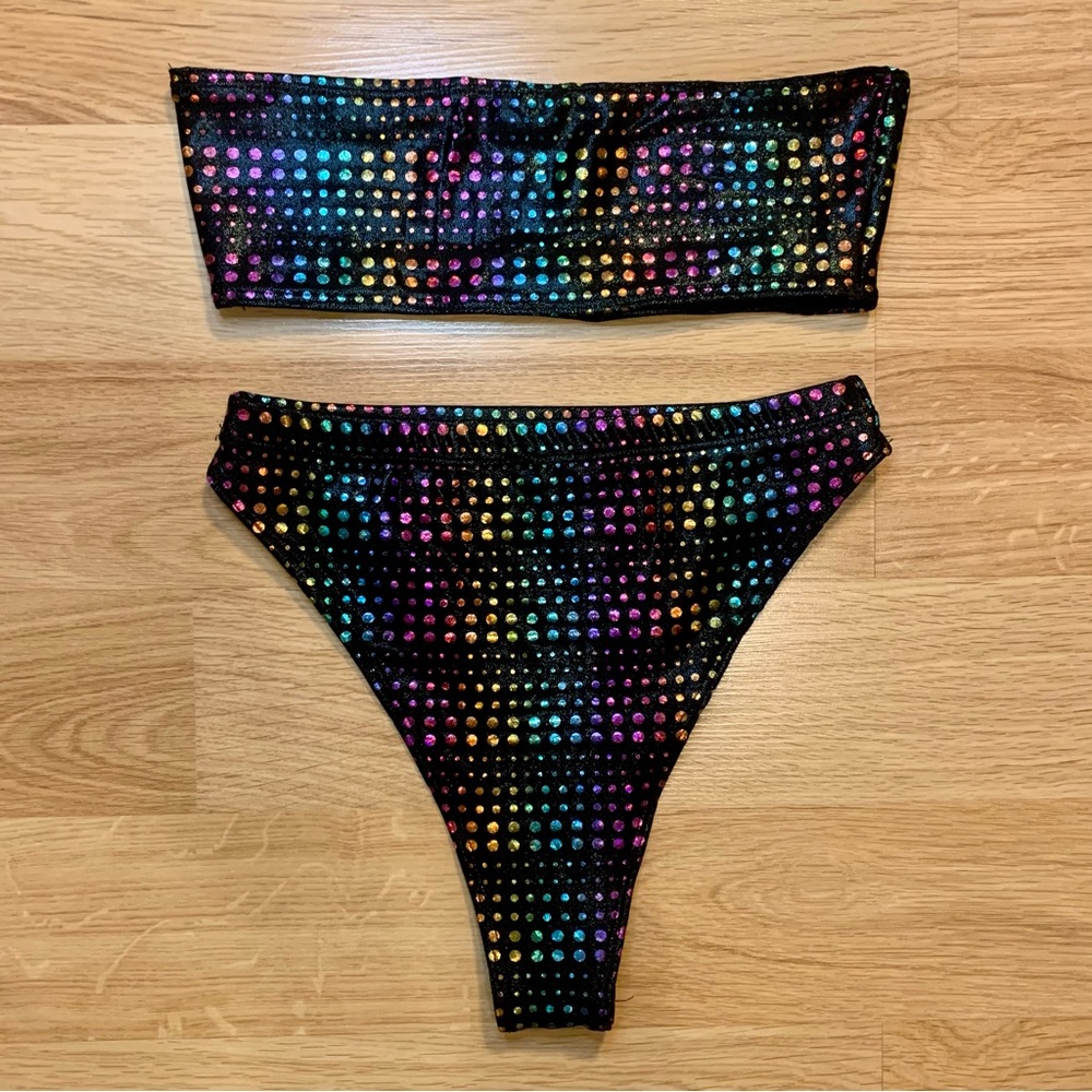 (SOLD) Tasteful Girl Disco Rave Set